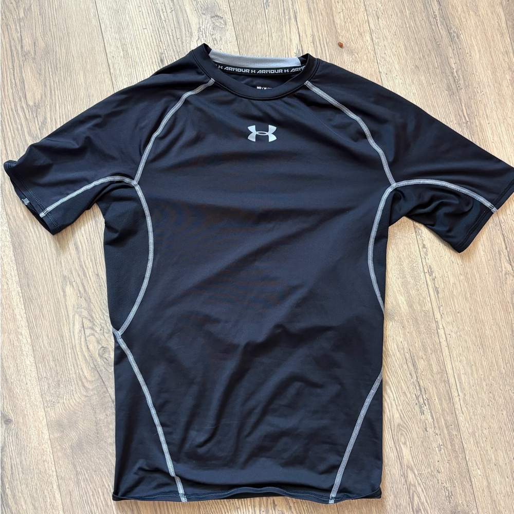 Under Armour Black and Gray Performance Tee